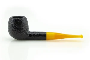 Pipe SAVINELLI COCKTAIL 207 9mm Manzana Recta Raíz Arenada Negra B. Amarillo - Imagen 1 de 3