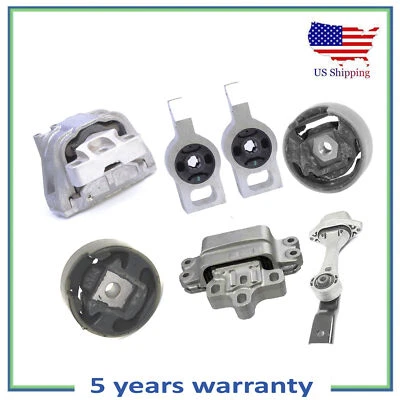 Motor de 7 piezas y automático. Trans. Montaje para Audi TT Quattro 2008-2009 cupé de 3,2 L Foto 1 de 4