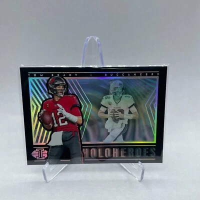 Illusions 2022 #HH-7 TOM BRADY Holo Heroes SSP ESTUCHE HIT BUCCANEERS Foto 1 de 2