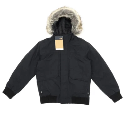 The North Face X2307 Kids Black Gotham Waterproof Down Jacket Size M/10-12 - Image 1 of 3