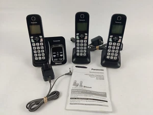Panasonic KX-TGD560 Link2Cell Bluetooth Cordless Phone System w/ Handsets - Zdjęcie 1 z 8