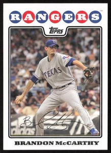 2010 Topps Texas Rangers Brandon McCarthy #TEX3 Texas Rangers - Picture 1 of 2