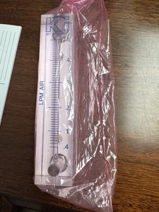 Key Instruments Rotameter (6.5” Clear) 0-5 LPM - Picture 1 of 3