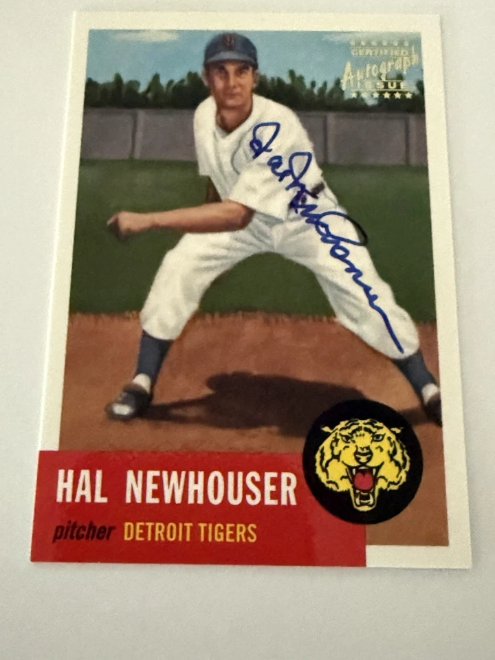 Hal Newhouser 1997 Topps Stars Rookie Reprint Auto Autograph Detroit Tigers 228 - Image 1 of 1