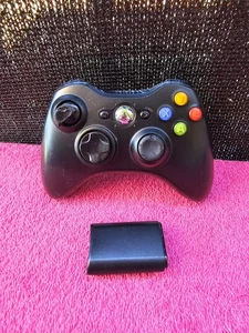 Controller Microsoft Xbox 360 Wireless Nero - OEM Ufficiale Originale - Foto 1 di 6