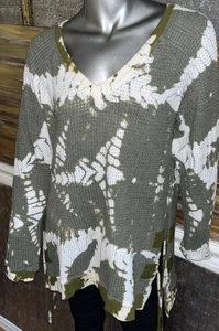 XCVI Tunika-Top mit seitlichen Bändern Batik Medium - Bild 1 von 10