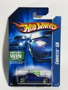 Hot Wheels 2003 Corvette C6 "Blue" Instant Win Made in 2007 NEU! - Bild 1 von 4