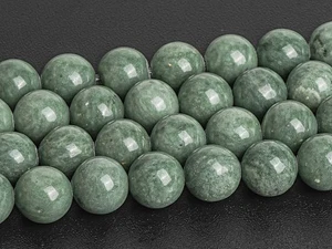 8MM Genuine Natural Green Jade Beads Grade AA Round Loose Beads - Picture 1 of 4