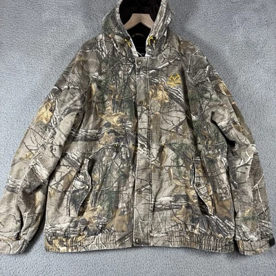 Realtree Xtra Camo Hunting Jacket Outdoor Coat Full Zip Hooded Mens 2XL (50-52) - Image 1 of 4