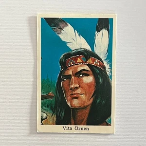 1968 Dutch Gum Unnumbered Western Set Vita Örner White Eagle - Picture 1 of 2
