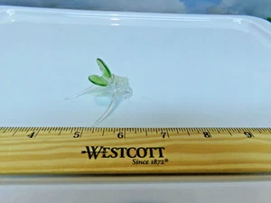 Vtg Hand Blown Spun Glass frog - Picture 1 of 3