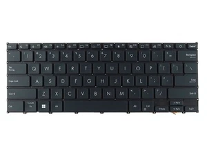 ASUS ZENBOOK 14X OLED Q410 LAPTOP GRAY ENGLISH BACKLIT KEYBOARD HQ2101AKLC007 - Afbeelding 1 van 2