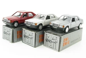 3x CURSOR 1182 Mercedes-Benz 190 E 1:35 in OVP Box Auto Model Car 190E W 201 - Picture 1 of 24