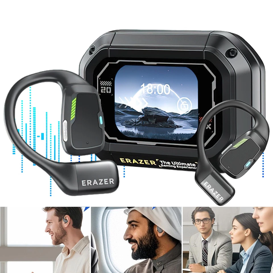 MARKENLOS Erazer XP6 Kopfhörer mit KI Übersetzung Wireless Headphones für ASMR, Büro & Rei