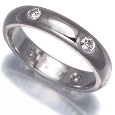 Подлинное кольцо Cartier с бриллиантом Stella 6P EU49 18K 750 белое золото  - Изображение 1 из 4