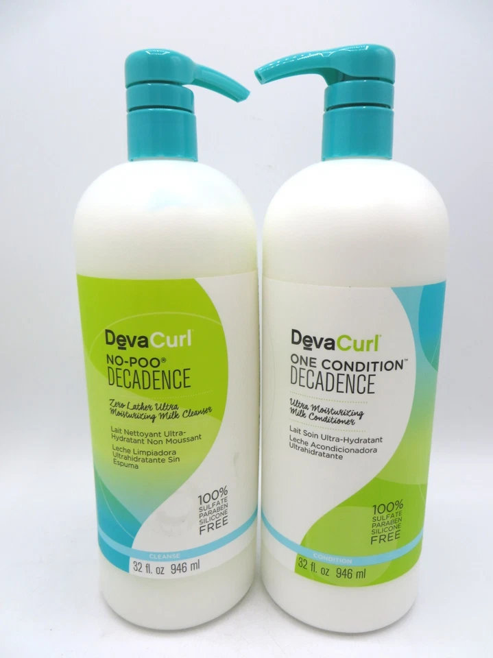 DEVACURL NO POO DECADENCE / ONE CONDITION 32 OZ Duo! - Image 1 of 3