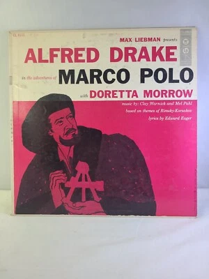 Alfred Drake - Marco Polo with Doretta Morrow [Columbia ML 5111] Vinyl LP VG+ - Image 1 of 4