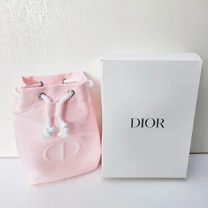 1x Dior Beauty Pink Drawstring Makeup Cosmetics Bag Pouch Case, Brand New in Box - Picture 1 of 8