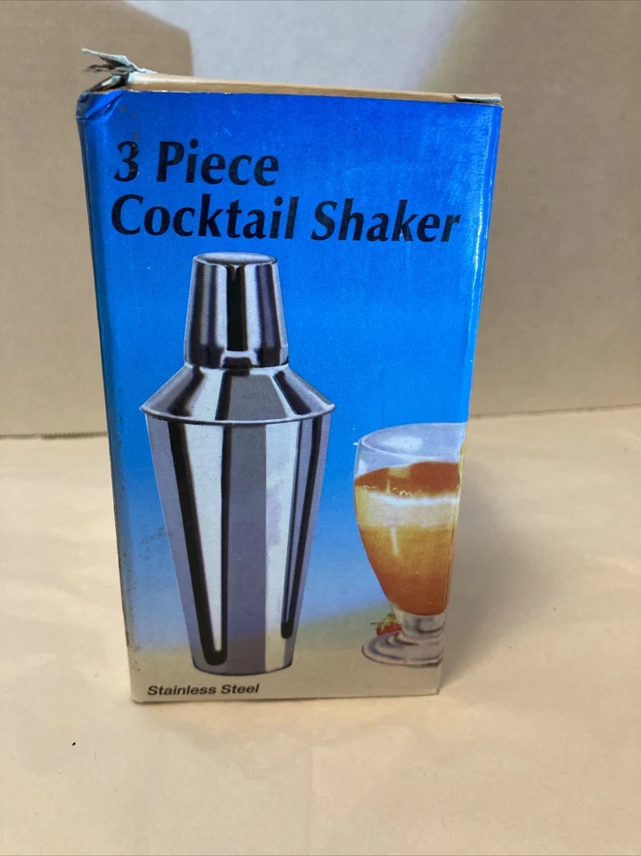 Coctelera Update International de acero inoxidable 3 piezas - 16 oz.  Foto 1 de 4