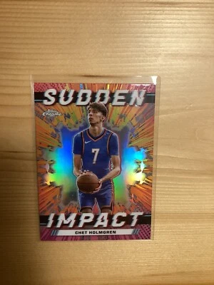 Chet Holmgren 2024 Topps Chrome Sudden Impact #SI-23 - Image 1 of 4
