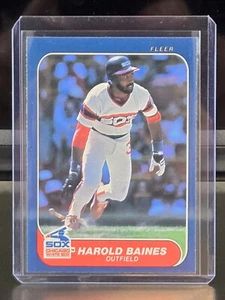 1986 FLEER HAROLD BAINES #198 MLB BASEBALL CARD CHICAGO WHITE SOX NM+ - Picture 1 of 2