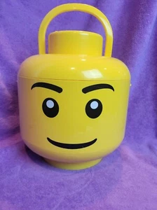 Lego Storage Head Large Store Case Yellow Big Container Smiling 2017 - Picture 1 of 5