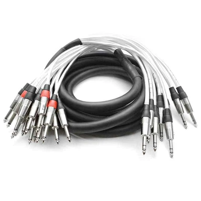 Seismic Audio 8 Channel Insert Snake 8 TRS to 16 TS Cable Snake 15 Foot - Image 1 of 4