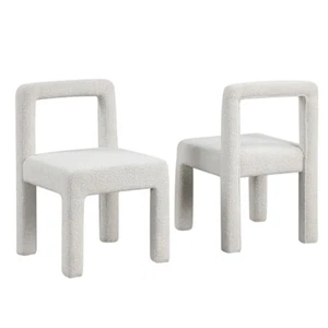 Celeste Cream Boucle Dining Chairs (Set of 2) - Picture 1 of 3