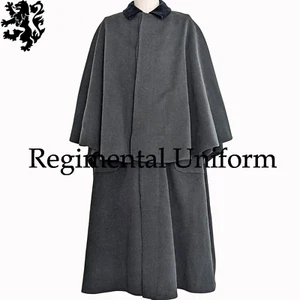 Inverness Cape Victorian Inspired Cape18th Regency Cape Costume Blue Wool Cape - Picture 1 of 7