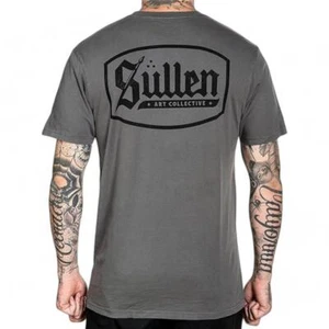 Men's Sullen Art Collective Lincoln Premium Vintage Gray Tee T-Shirt M-XXXL - Picture 1 of 2