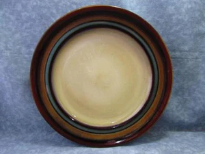 JCC4 by Jessica Mcclintock Home 8-3/4" Salatteller braun und blaues Band b23 - Bild 1 von 3