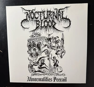 Nocturnal Blood - Abnormalities Prevail  double lp white vinyl "HHR" 2015 - Picture 1 of 4