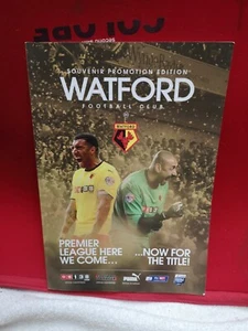 WATFORD V SHEFFIELD WEDNESDAY SOUVENIR PROMOTION EDITION 2014-15 season - Picture 1 of 1