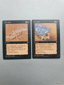 Dry Spell x2, MTG Homelands (1995) Common Black Sorcery NM - Picture 1 of 2