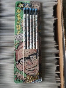 Pentech Vintage 1993 Comix No. 2 Pencil Set NOS! Made in USA 5 Pencils Nerds - Picture 1 of 3