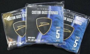 Dingwall Edelstahl (5-Saiten), 3er-Pack Angebot = KOSTENLOSER Versand. 45-127 - Bild 1 von 1