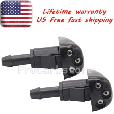 2Pcs Windshield Washer Nozzle Sprayer For 2006-2010 Hyundai Sonata # 98630-3K500 Foto 1 de 4