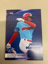 Jadiel Sanchez Card 2022 Clearwater Threshers Team Card