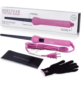 Herstyler Grande Wand Curling Iron For Wanderlust Curls - Dual Voltage - Picture 1 of 7