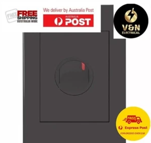 HPM VIVO - Vertical HD rocker switch 1 Gang double pole 40A 240V Gray - Picture 1 of 2
