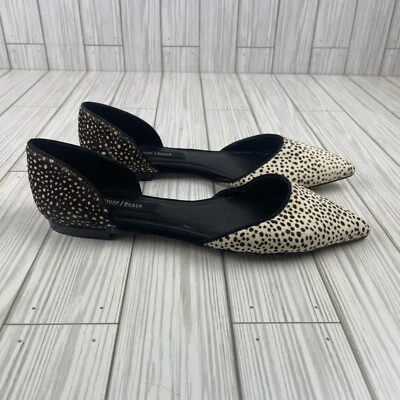 Planos de pelo de becerro White House Black Market para mujer talla 7 WHBM Cosima D’Orsay Foto 1 de 4