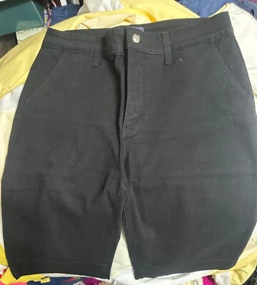 NOT YOUR DAUGHTERS JEANS BLACK SHORTS SIZE 10 PRE-OWNED - Image 1 of 4