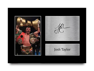 Josh Taylor A4 Boxen Geschenkidee signed Autogramm Fotoabzüge an Boxer Fans - Bild 1 von 17