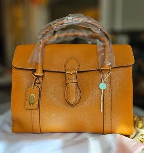 3.000 $ FENDI große Selleria Linda Tasche, orange braun, NEU - Bild 1 von 24