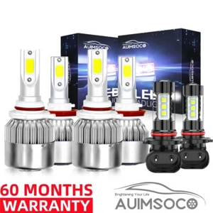 For Ram 1500 2011-2018 LED Headlights Hi/Low Beam Light & Fog Bulb Combo 6x - Picture 1 of 14