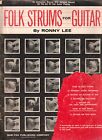 FOLK STRUMS for GUITAR ~ 1961 Instruction Book  By Ronny Lee - Vintage. 1961 RM9