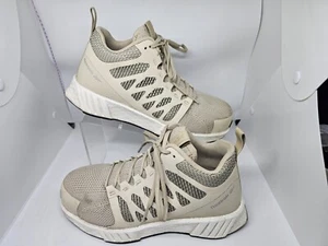Reebok Womens Fusion Flexweave White Safety Shoes Boots Size 7.5 Wide EUC - Picture 1 of 16