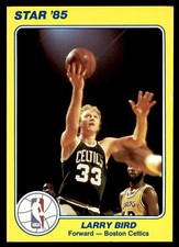 1984-85 Star Court Kings 5x7 #18 Larry Bird - VG - EXACT SCAN - LOW GRADE