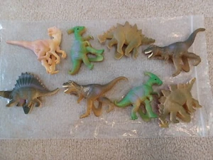 lot of 8 bookmark clip dinosaurs - Picture 1 of 3