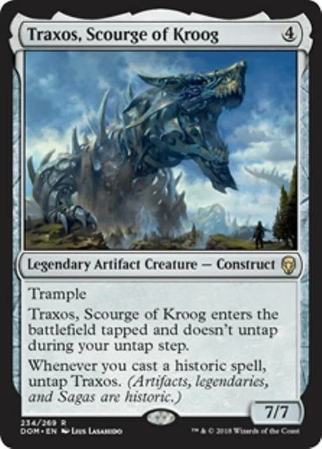 TRAXOS SCOURGE OF KROOG NM Dominaria mtg Grey - Artifact Rare - Image 1 of 1
